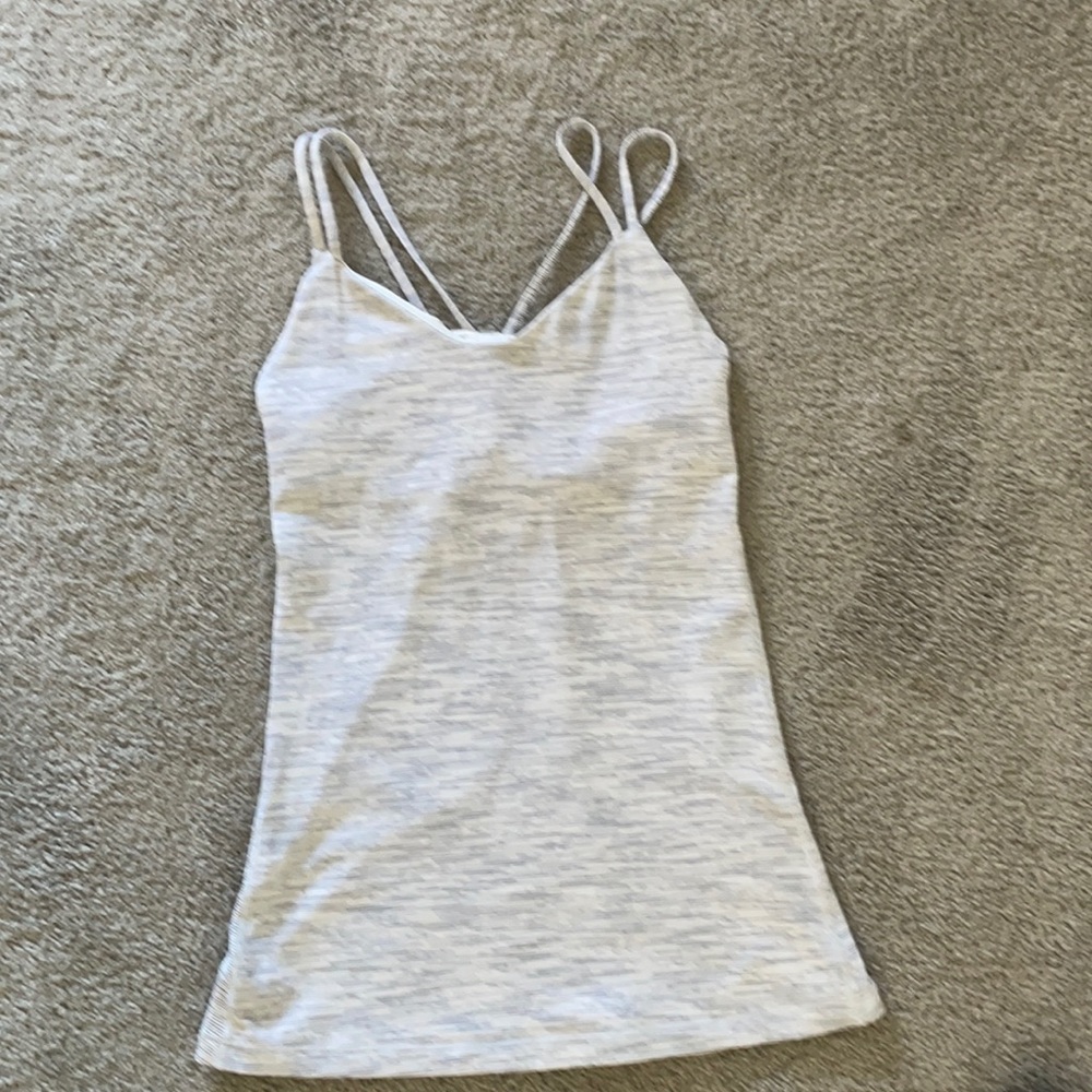 Lulu tank top with built in bra